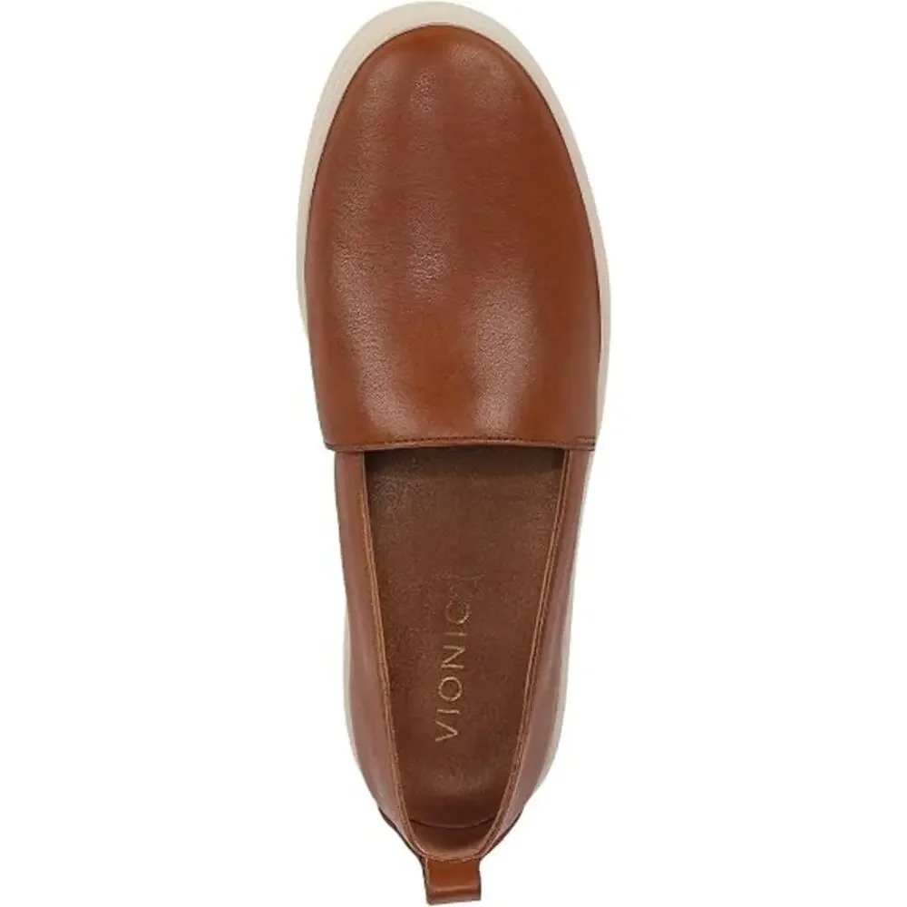 Vionic Women's Uptown A-line, Tan Brown Leather, Size 10